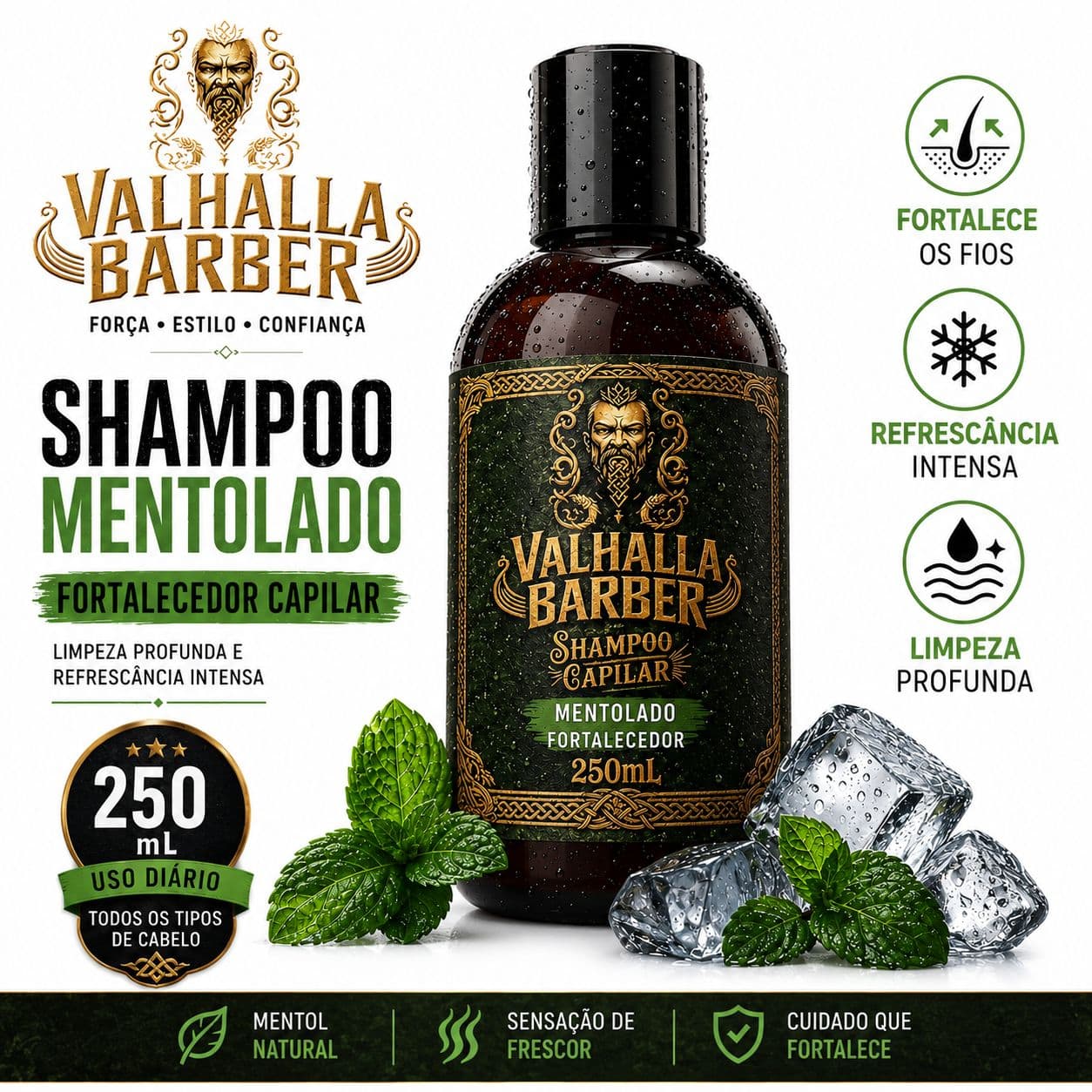 Shampoo de Barba Viking 200ml
